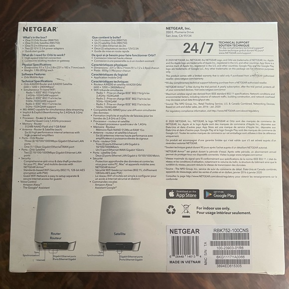 Netgear Orbi Mesh Router BRAND NEW SEALED - Picture 4 of 5